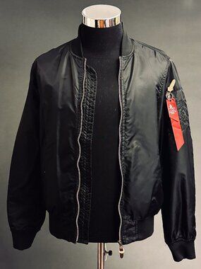 V+ Black Zip-Up